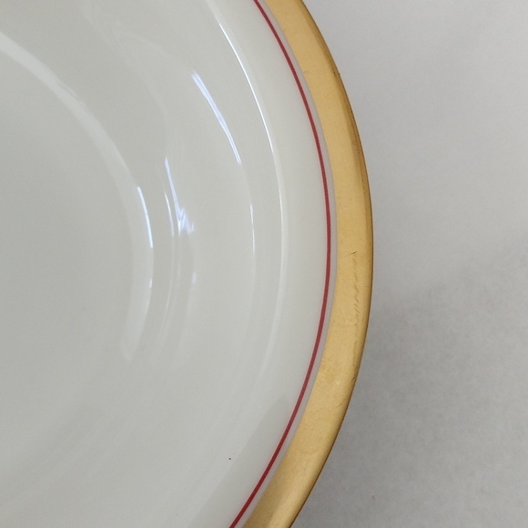 Vintage Lenox Bone China Nydia Oval Vegetable Bowl, 9.5" - Picture 4 of 9